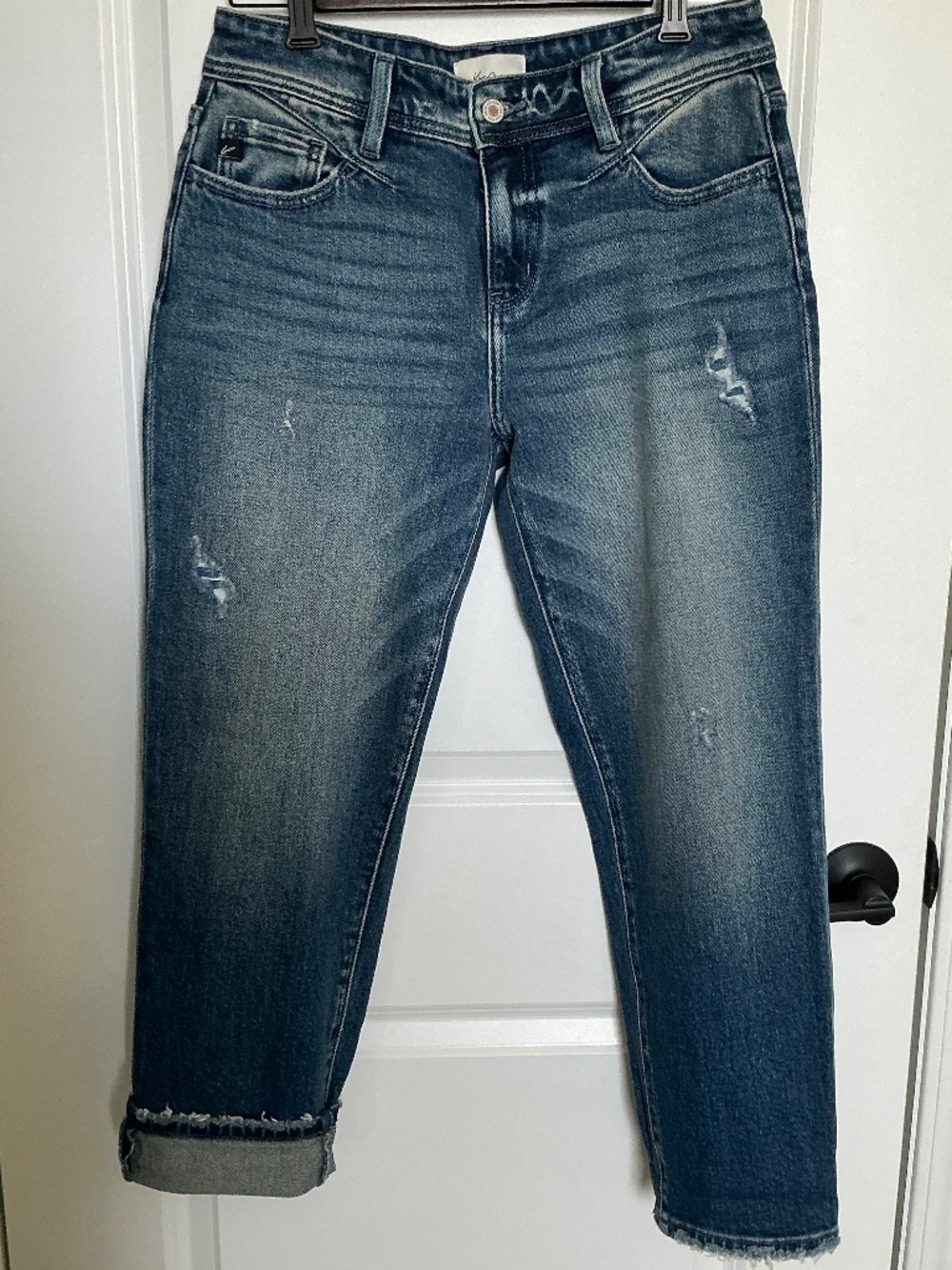 KanCan Distressed Jean, cuffed or uncuffed Size 7/27